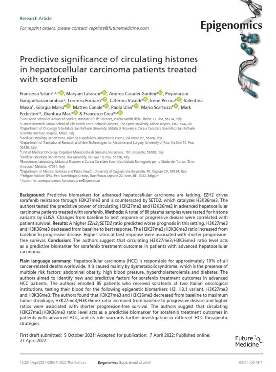 Epigenomics 2022 thumbnail