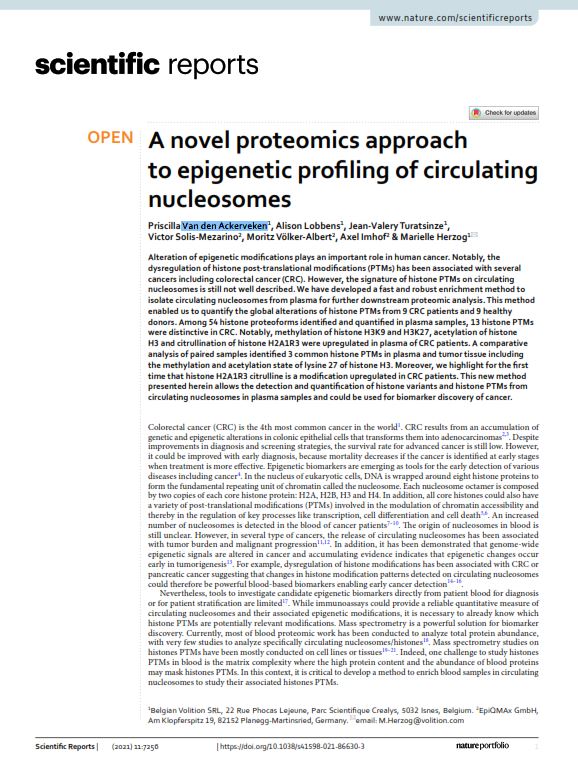 Nature Scientific Reports 2021 thumbnail